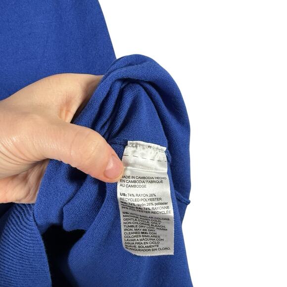 Chicos Spun Rayon Hanky Hem Cardigan Sweater Tank Top Set Blue Womens 3 US XL - Picture 10 of 11